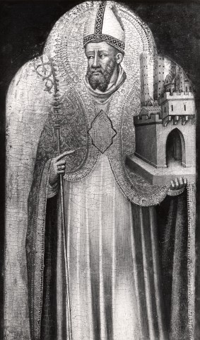 A. Villani e Figli — Simone di Filippo - sec. XIV - San Petronio vescovo — insieme